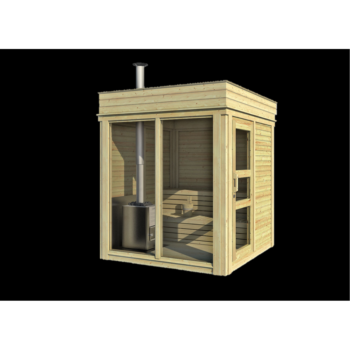 Sauna Cube 2x2m