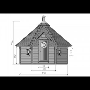 Sauna Haus mit Vorraum 9.2m2