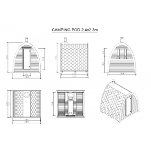 Sauna Pod 2.4x2.3m