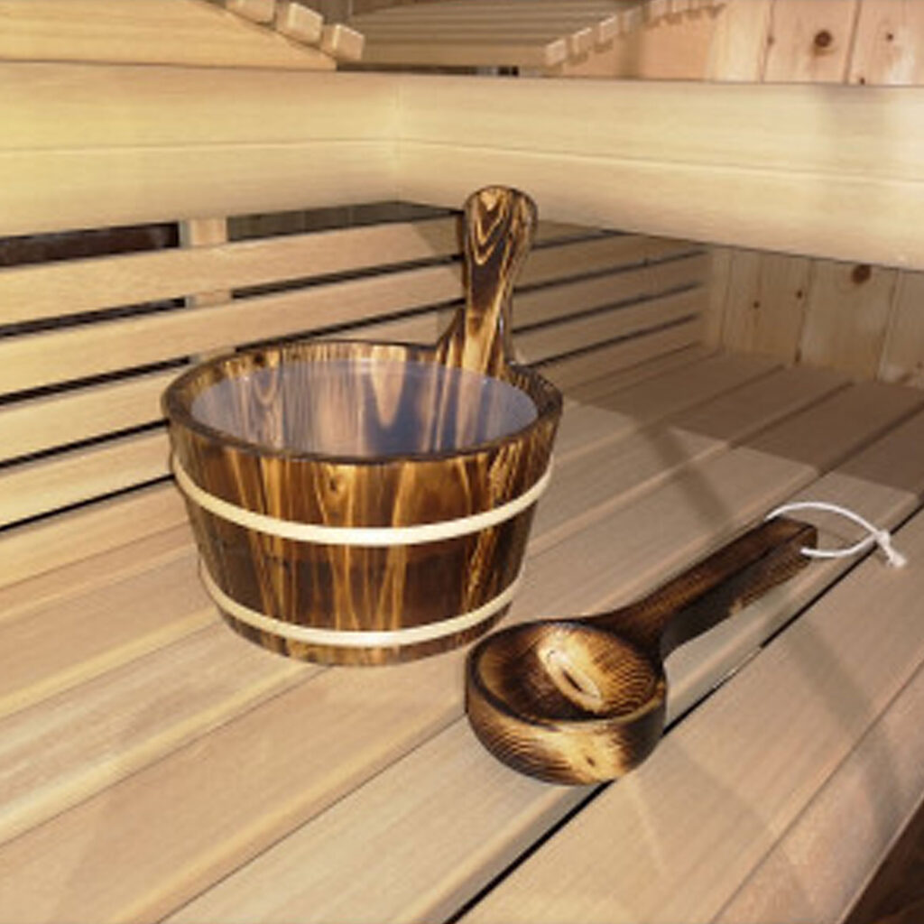 Holzeimer beschichtet – inkl. Schöpfkelle