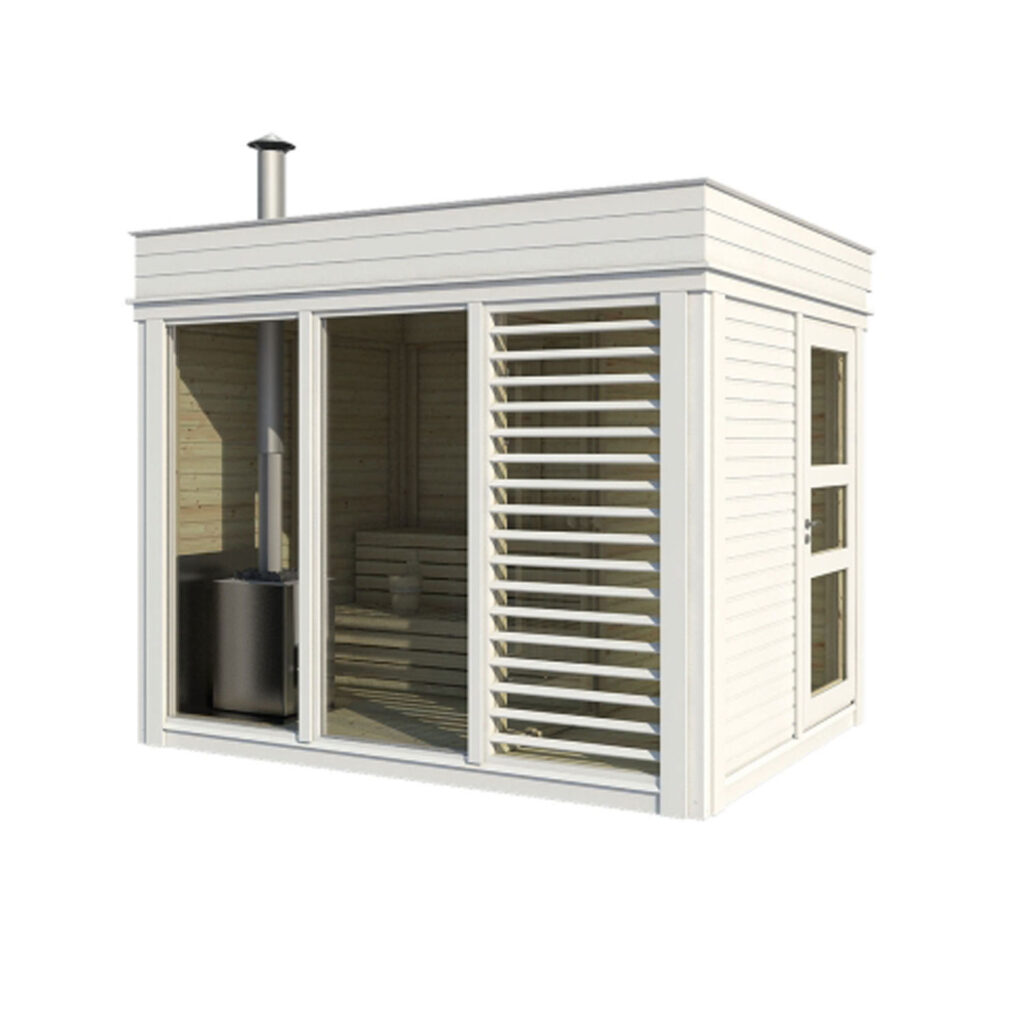 Sauna Cube – 2 x 3 m mit Vorraum