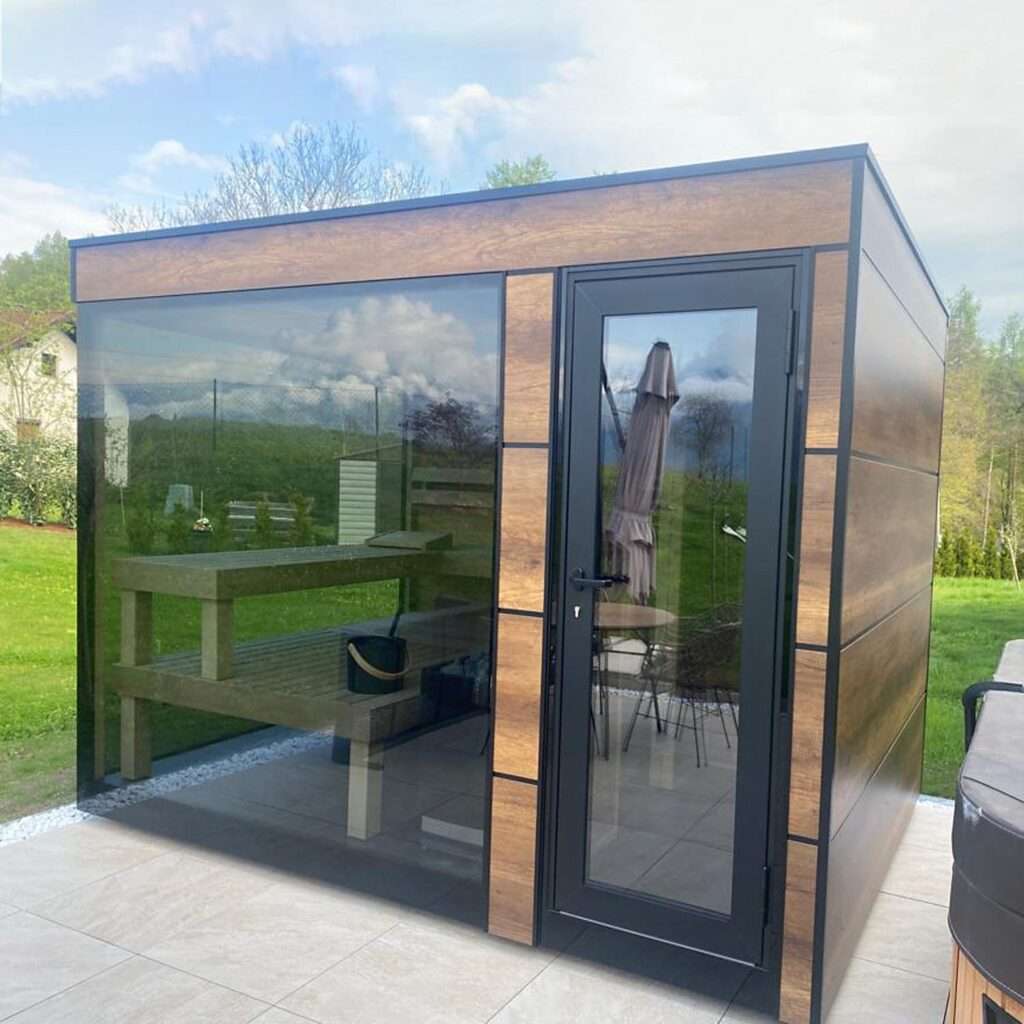 Premium Aussensauna – Zermatt Medium